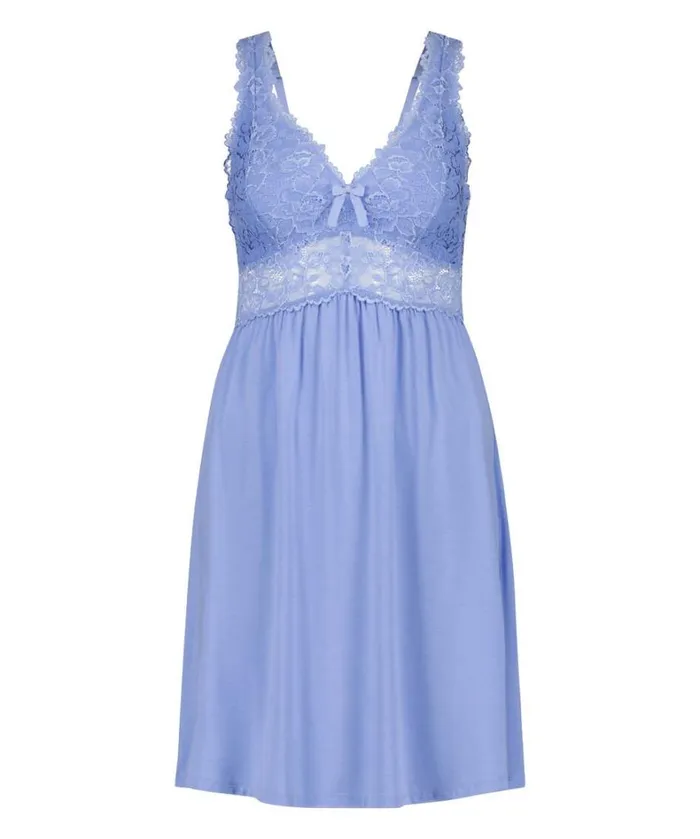 Hunkemller Nora Lace Slip Dress 8211 Blue Blue 8211 Women Hunkemller Nora Lace Slip Dress 8211 Blue Blue 8211 Women
