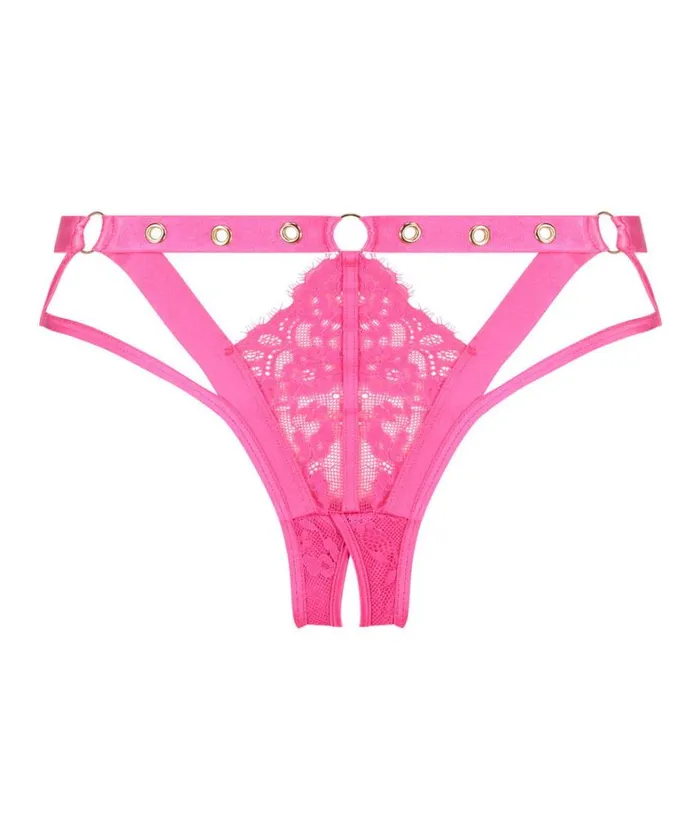 Hunkemller Sadie Brazilian With Open Crotch 8211 Pink Pink 8211 Women Hunkemller Sadie Brazilian With Open Crotch 8211 Pink Pink 8211 Women