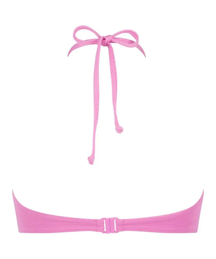 Hunkemller Scallop Bandeau Bikini Top 8211 Pink Pink 8211 Women Hunkemller Scallop Bandeau Bikini Top 8211 Pink Pink 8211 Women