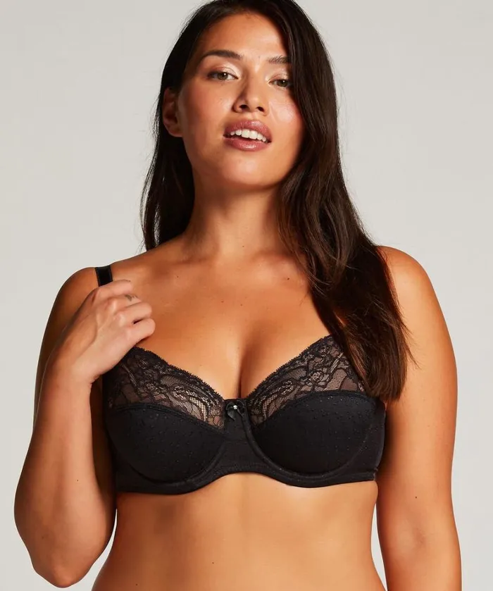 Hunkemller Sophie NonPadded Underwired Bra 8211 Black Black 8211 Women