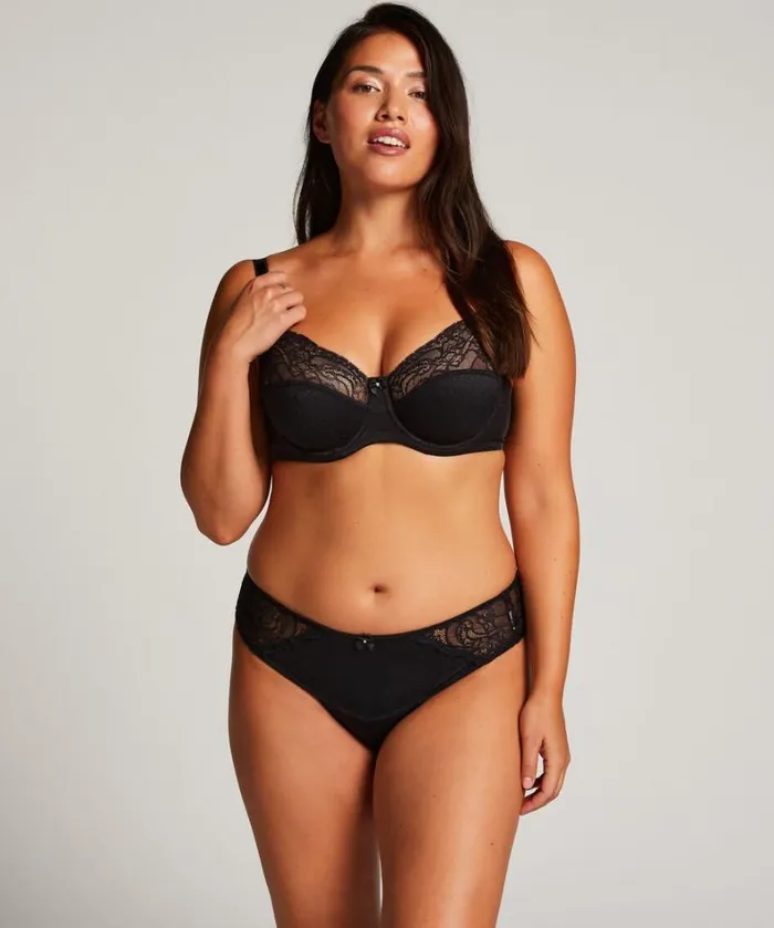 Hunkemller Sophie NonPadded Underwired Bra 8211 Black Black 8211 Women Hunkemller Sophie NonPadded Underwired Bra 8211 Black Black 8211 Women