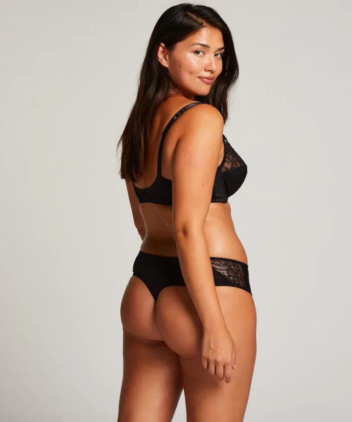 Hunkemller Sophie NonPadded Underwired Bra 8211 Black Black 8211 Women Hunkemller Sophie NonPadded Underwired Bra 8211 Black Black 8211 Women