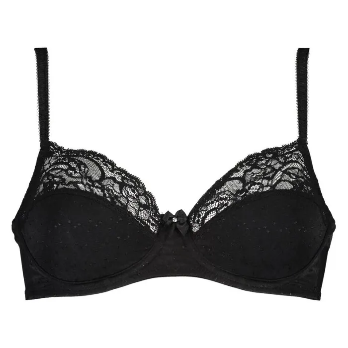 Hunkemller Sophie NonPadded Underwired Bra 8211 Black Black 8211 Women Hunkemller Sophie NonPadded Underwired Bra 8211 Black Black 8211 Women
