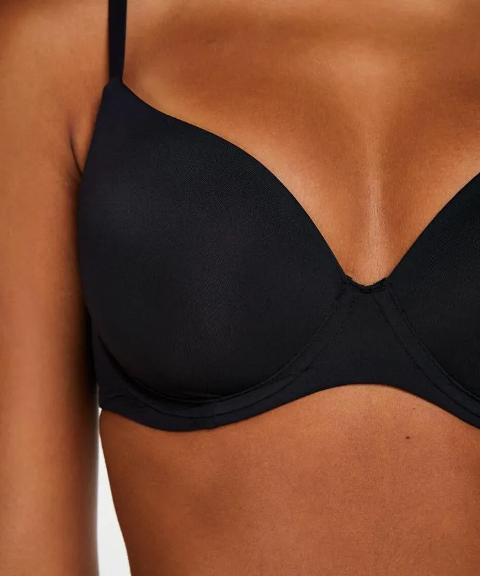 Hunkemller Super Soft Padded Underwired Bra 8211 Black Black 8211 Women Hunkemller Super Soft Padded Underwired Bra 8211 Black Black 8211 Women