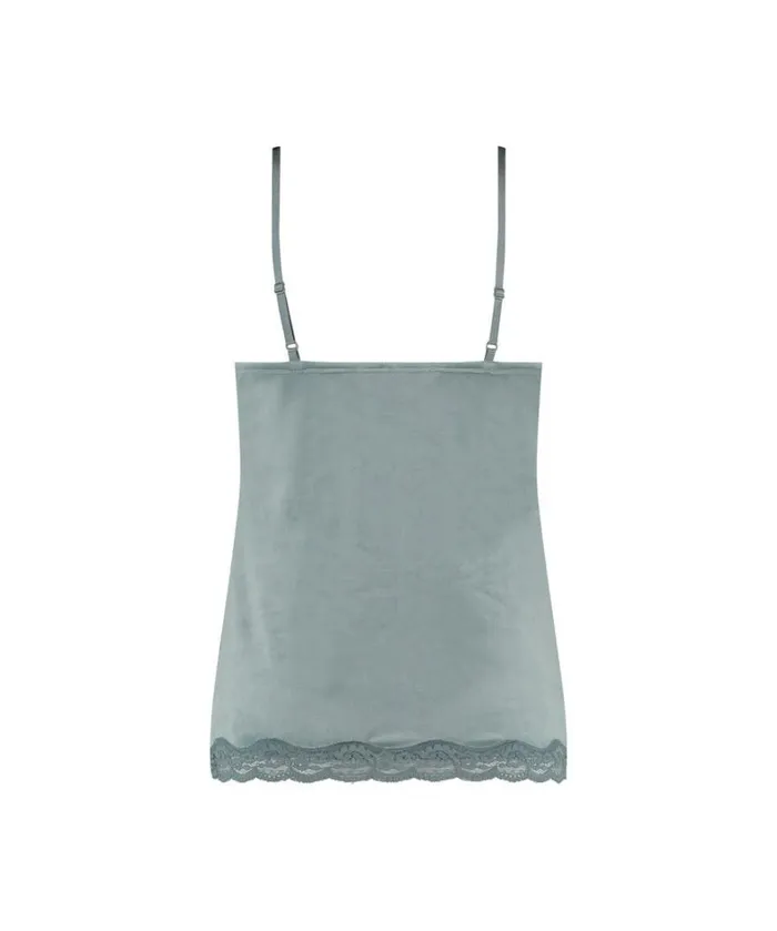 Hunkemller Velvet Lace Cami 8211 Blue Blue 8211 Women Hunkemller Velvet Lace Cami 8211 Blue Blue 8211 Women