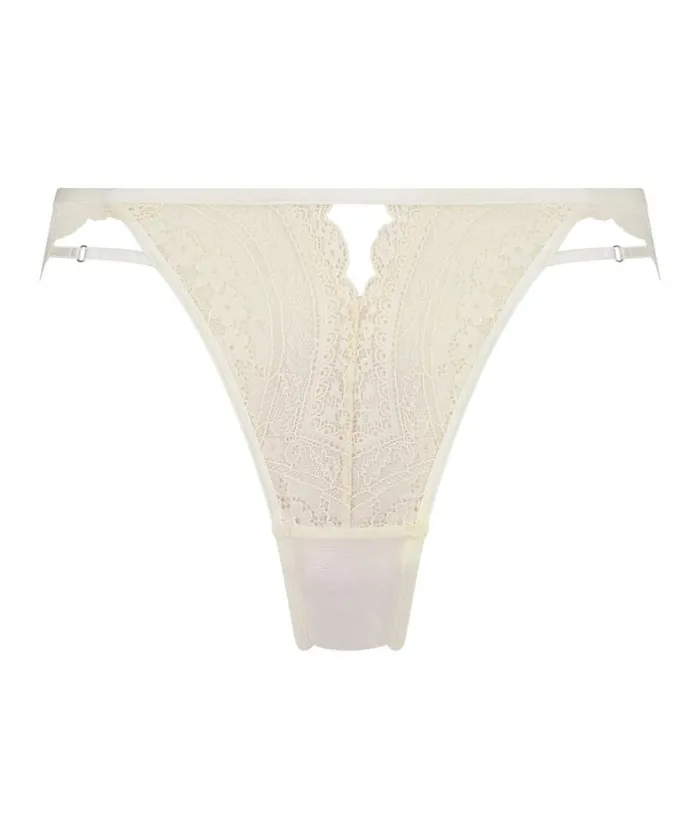 Hunkemller Wies High Leg Brazilian 8211 White White 8211 Women Hunkemller Wies High Leg Brazilian 8211 White White 8211 Women