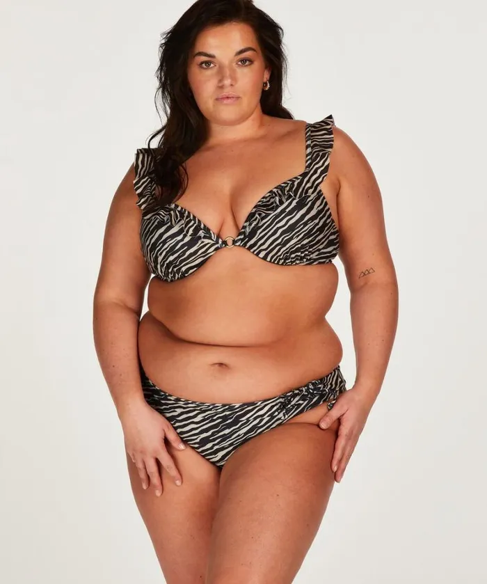 Hunkemller Zebra Bikini Bottoms 8211 Brown Brown 8211 Women Hunkemller Zebra Bikini Bottoms 8211 Brown Brown 8211 Women