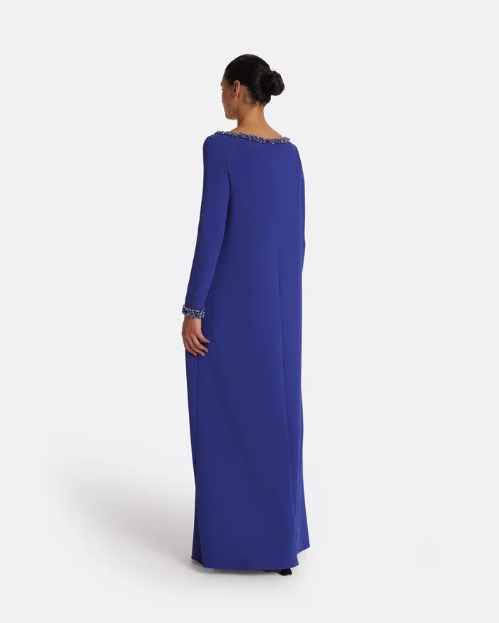 Icons Safiyaa Women Naimal Skiathos Blue Long Dress Skiathos Blue