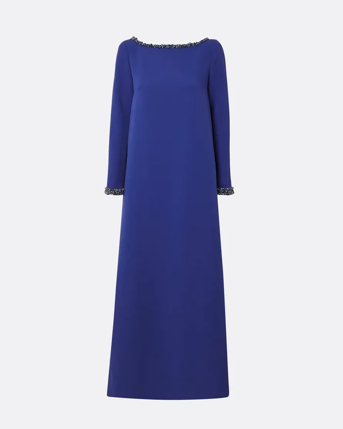Icons Safiyaa Women Naimal Skiathos Blue Long Dress Skiathos Blue