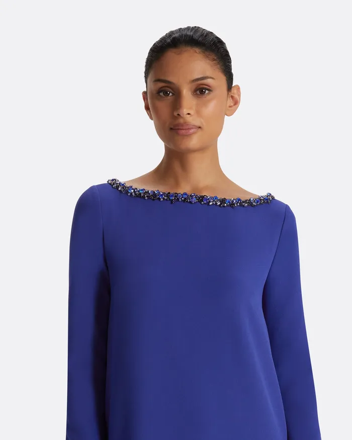 Icons Safiyaa Women Naimal Skiathos Blue Long Dress Skiathos Blue