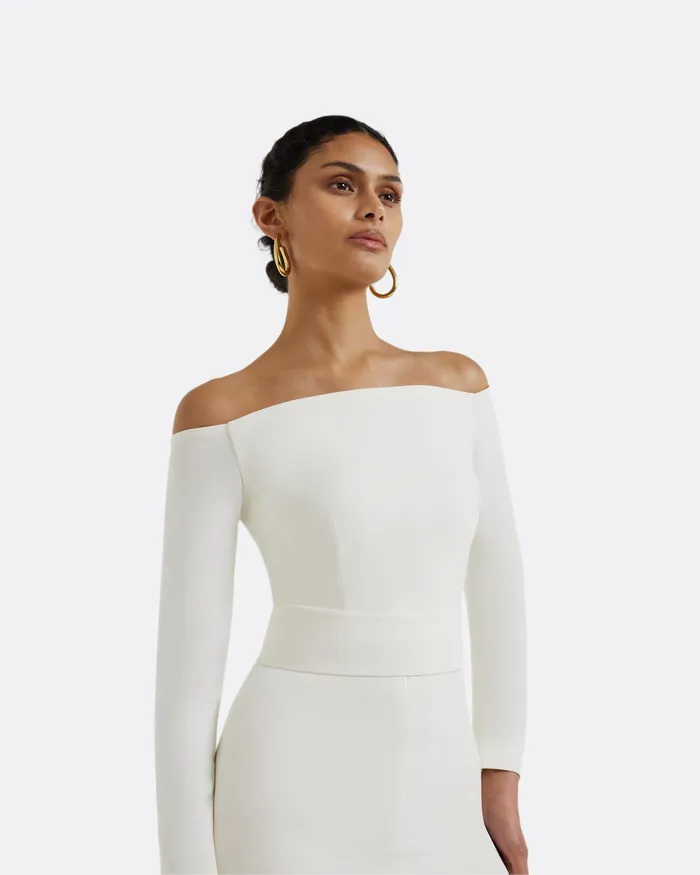 Icons Safiyaa Women Veasna Ivory Jumpsuit Ivory