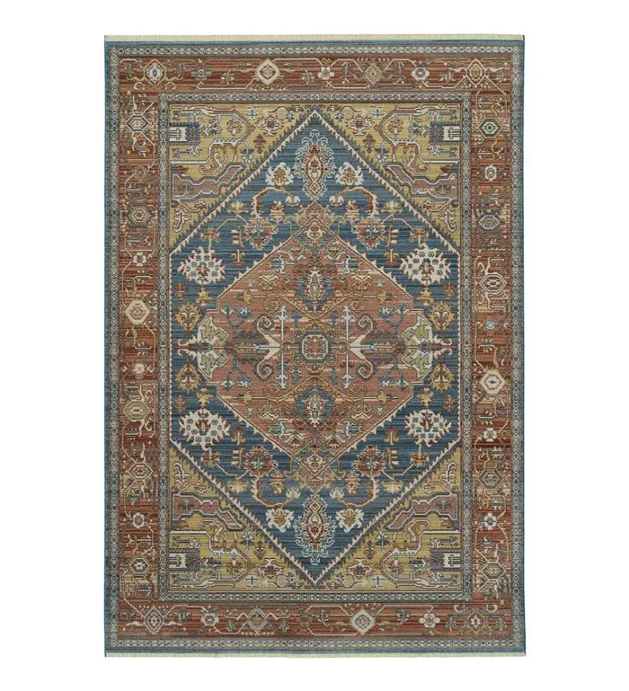 Indoor Living Strassburg Harlequin Easy Care Polyester Rug Plow and Hearth Home Office