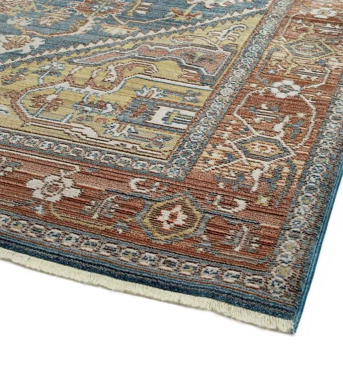 Indoor Living Strassburg Harlequin Easy Care Polyester Rug Plow and Hearth Home Office