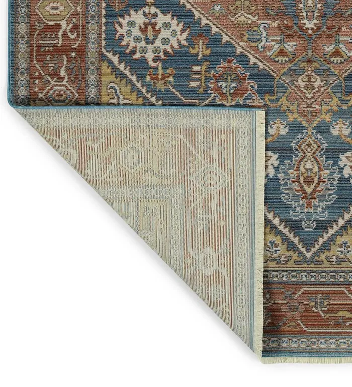 Indoor Living Strassburg Harlequin Easy Care Polyester Rug Plow and Hearth Home Office