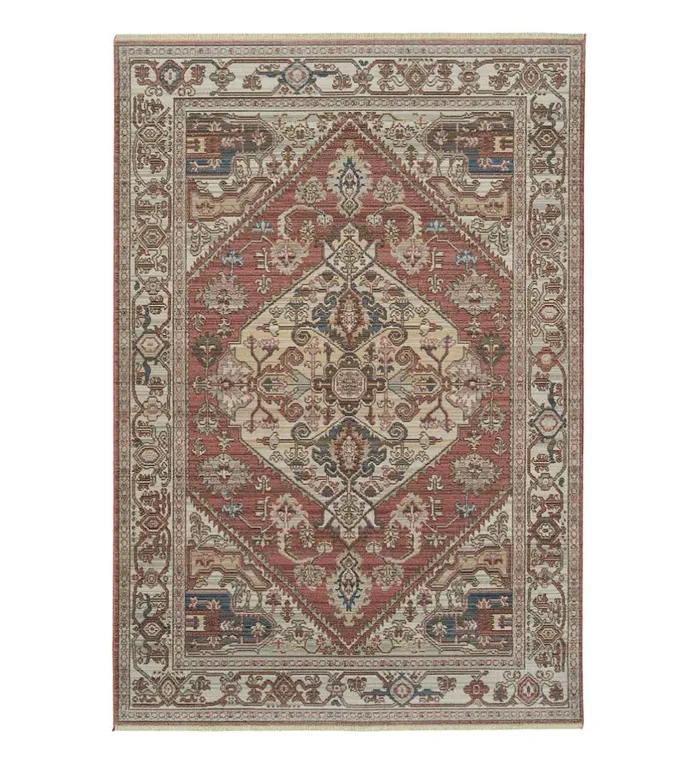 Indoor Living Strassburg Harlequin Easy Care Polyester Rug Plow and Hearth Home Office