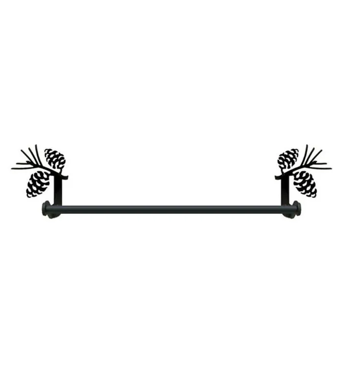 Indoor Living UsaMade Wrought Iron Decorative Towel Bars Plow and Hearth Bath Accessories