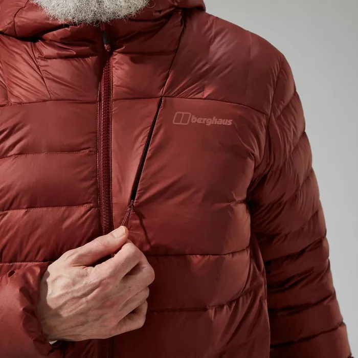 Insulated Men Berghaus Silksworth Hooded Down Insulated Jacket Red