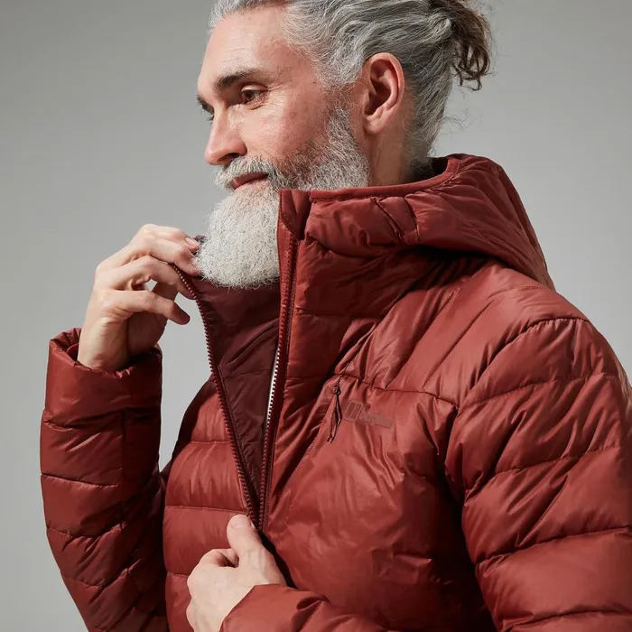 Insulated Men Berghaus Silksworth Hooded Down Insulated Jacket Red