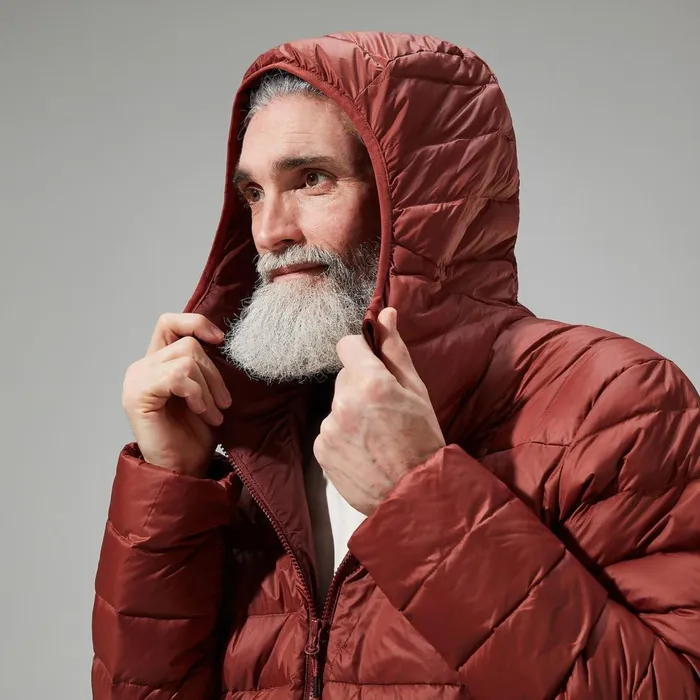 Insulated Men Berghaus Silksworth Hooded Down Insulated Jacket Red