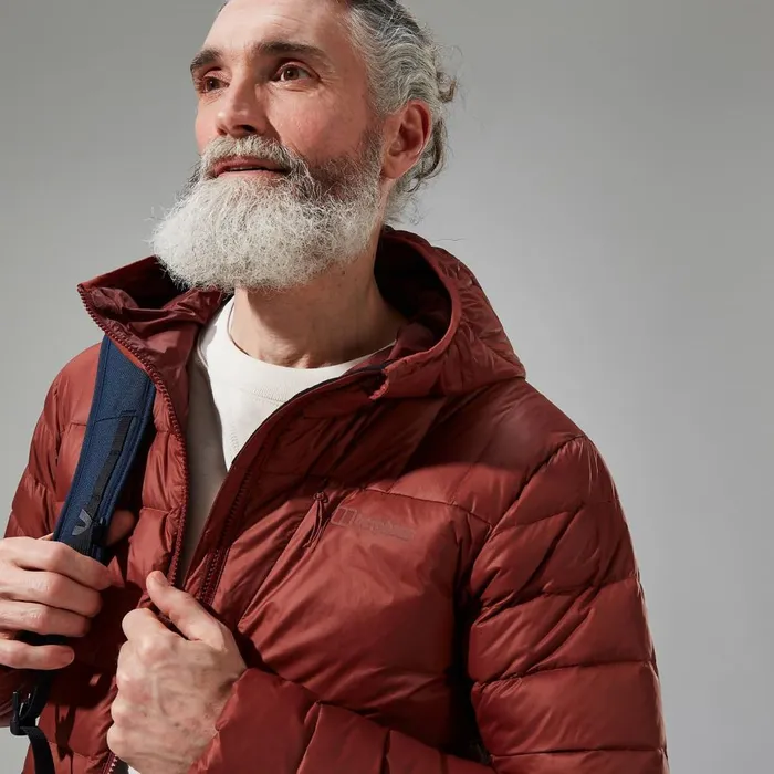 Insulated Men Berghaus Silksworth Hooded Down Insulated Jacket Red