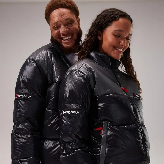 Insulated Women Berghaus Blockback Down Jackets 8211 BlackGrey Insulated Women Berghaus Blockback Down Jackets 8211 BlackGrey