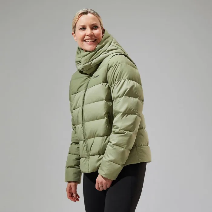 Insulated Women Berghaus Embo 4in1 Down Insulated Jacket 8211 Green