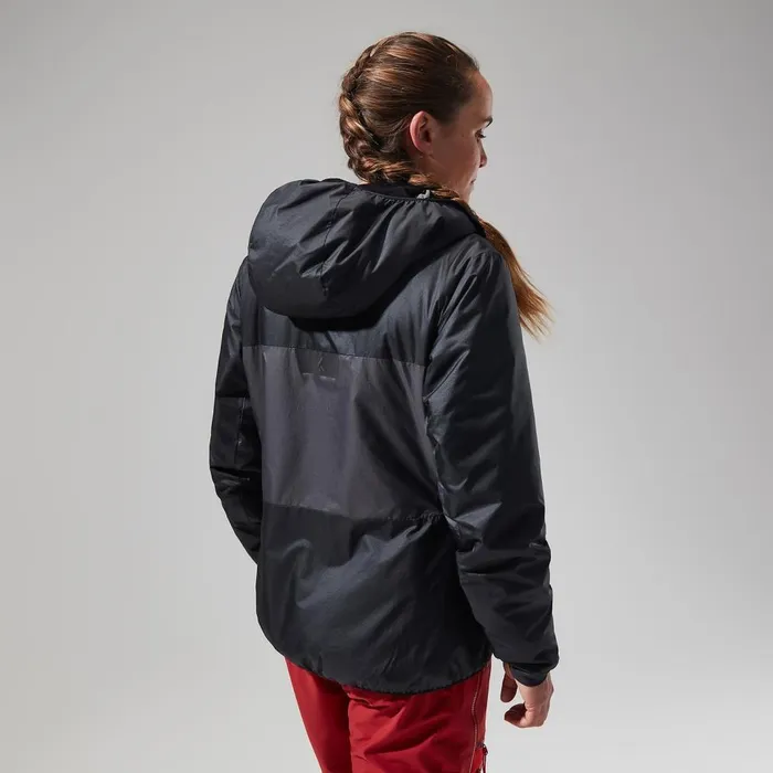 Insulated Women Berghaus MTN Arete LB Synthetic Hoody 8211 BlackGrey