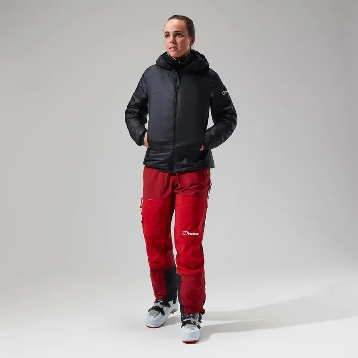 Insulated Women Berghaus MTN Arete LB Synthetic Hoody 8211 BlackGrey