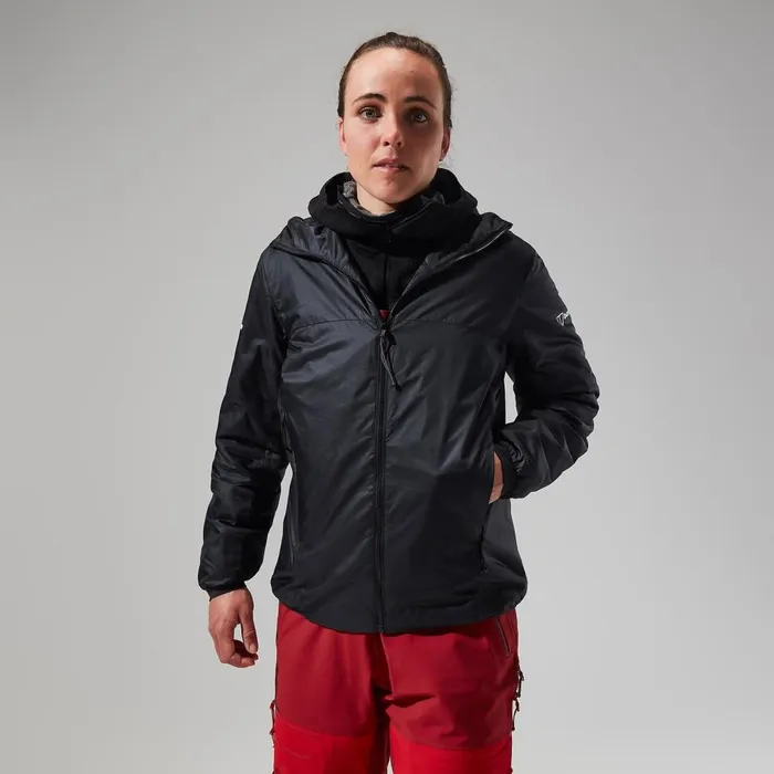 Insulated Women Berghaus MTN Arete LB Synthetic Hoody 8211 BlackGrey