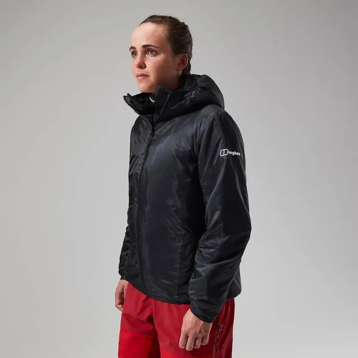 Insulated Women Berghaus MTN Arete LB Synthetic Hoody 8211 BlackGrey