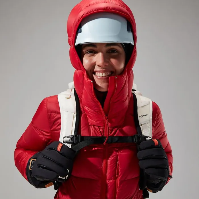 Insulated Women Berghaus MTN Arete Ultra Down Hoody 8211 Red
