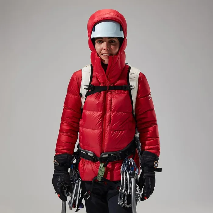 Insulated Women Berghaus MTN Arete Ultra Down Hoody 8211 Red