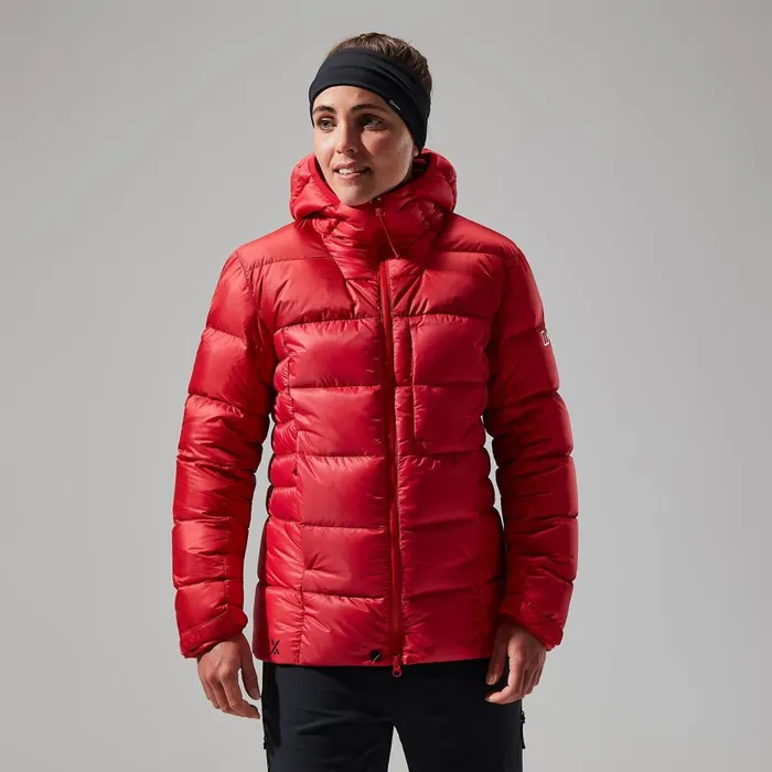 Insulated Women Berghaus MTN Arete Ultra Down Hoody 8211 Red