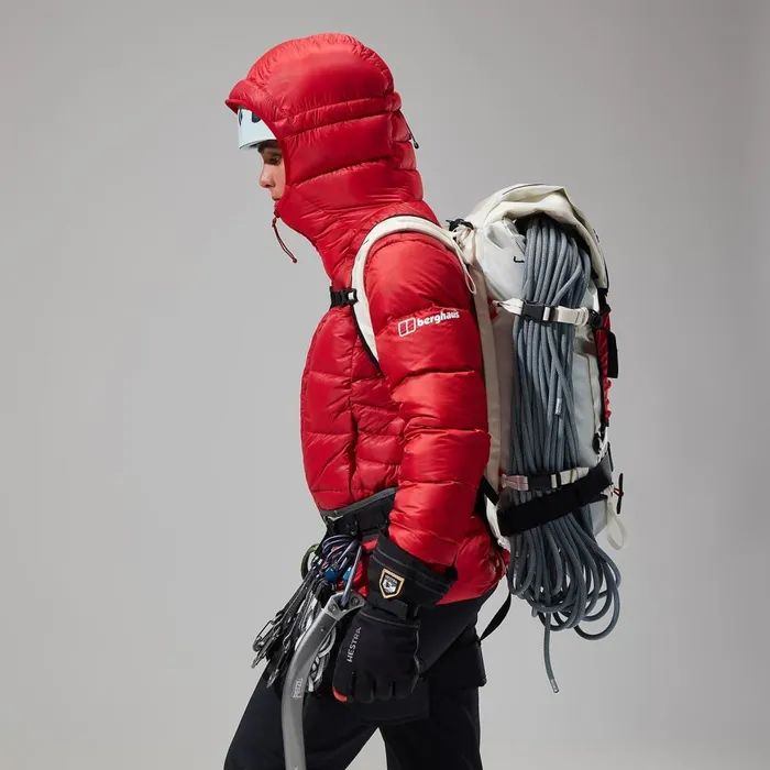 Insulated Women Berghaus MTN Arete Ultra Down Hoody 8211 Red
