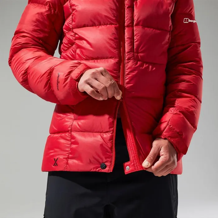 Insulated Women Berghaus MTN Arete Ultra Down Hoody 8211 Red