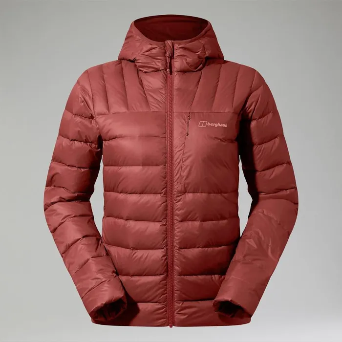 Insulated Women Berghaus Silksworth Hooded Down Insulated Jacket 8211 Red