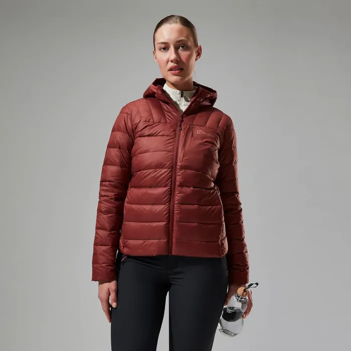 Insulated Women Berghaus Silksworth Hooded Down Insulated Jacket 8211 Red