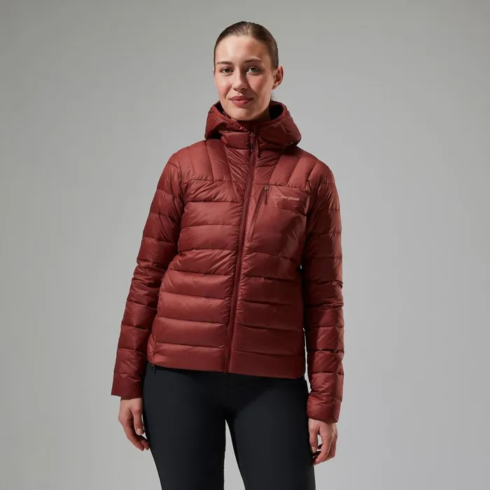 Insulated Women Berghaus Silksworth Hooded Down Insulated Jacket 8211 Red