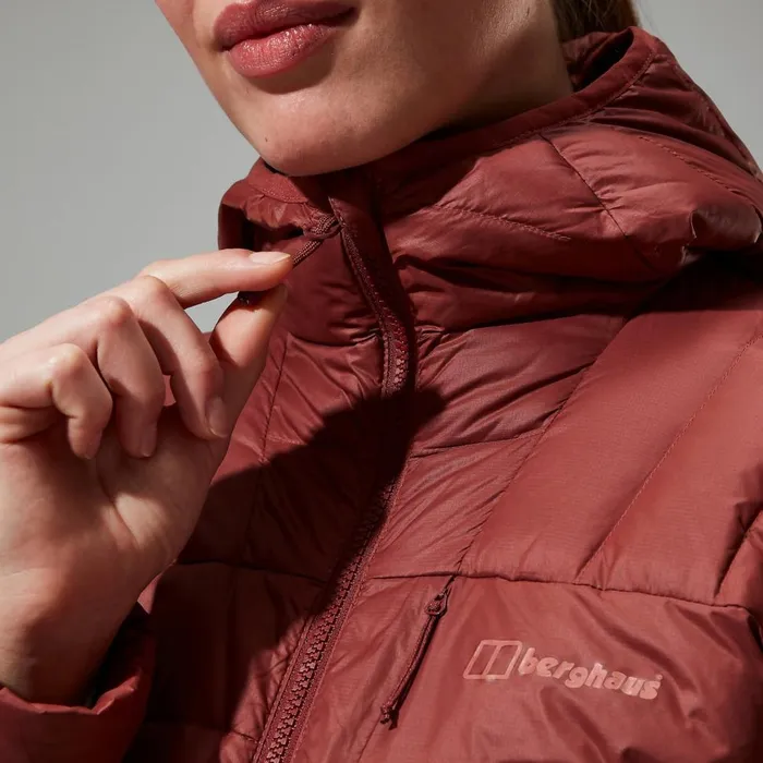 Insulated Women Berghaus Silksworth Hooded Down Insulated Jacket 8211 Red