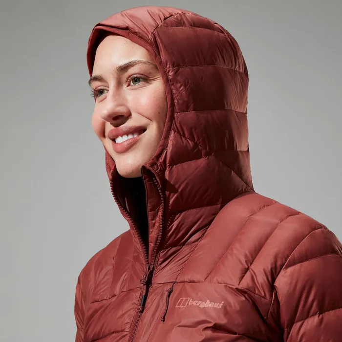 Insulated Women Berghaus Silksworth Hooded Down Insulated Jacket 8211 Red