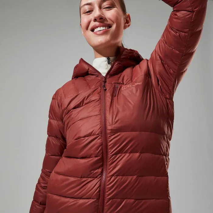 Insulated Women Berghaus Silksworth Hooded Down Insulated Jacket 8211 Red