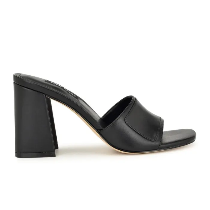 Iriss Slide Sandals Black Women Nine West Sandals