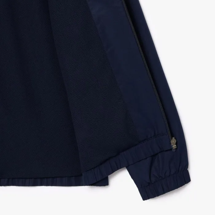 Jackets and Coats Men Lacoste Men039s Water Repellent ZipUp Tennis Jacket Navy Blue 5fs