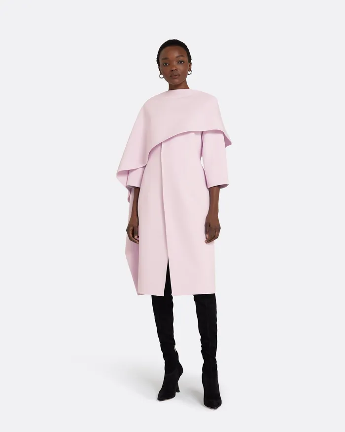Jackets and Coats Safiyaa Women Esther Lilac Snow Coat Lilac Snow