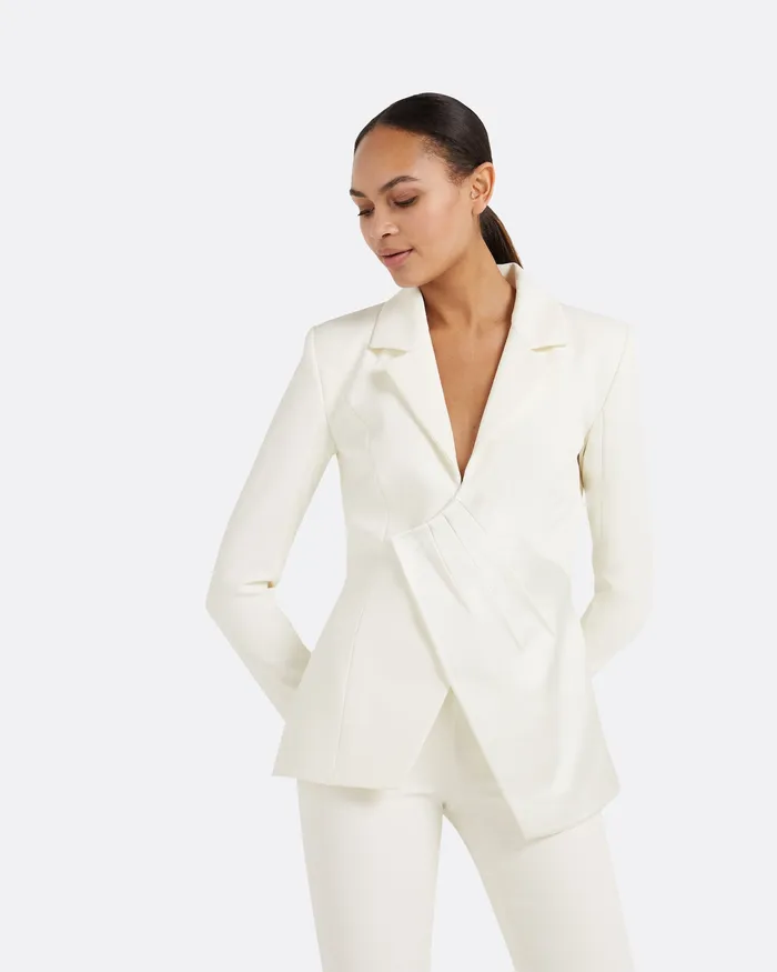 Jackets and Coats Women Cisily Ivory Jacket Ivory Safiyaa