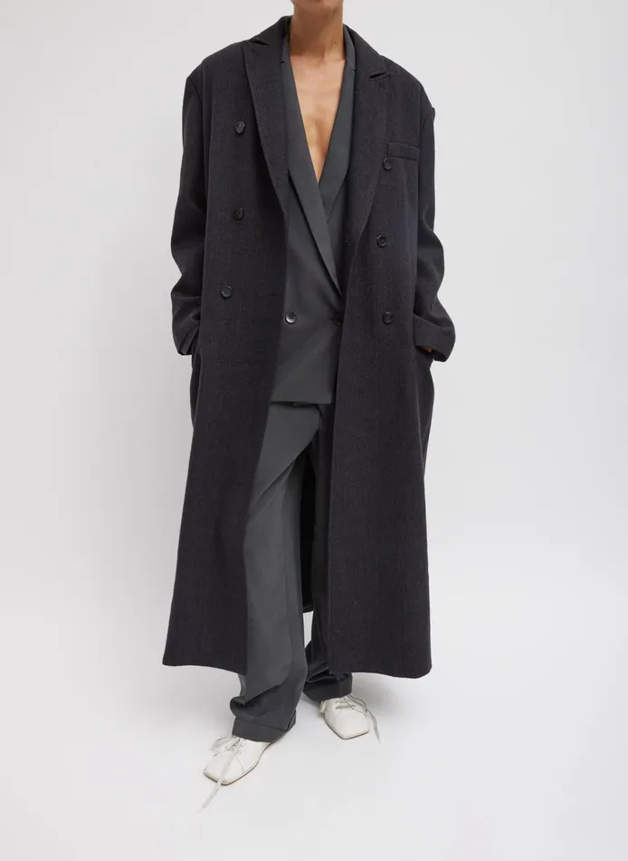 Jackets and Outerwear Women Tibi Kian Glenplaid Maxi Tux Coat