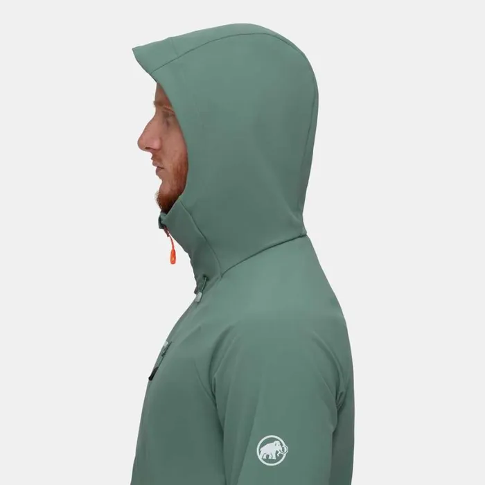 Jackets and Vests Men Mammut Ultimate Comfort SO Hooded Jacket Dark Jade Jackets and Vests Men Mammut Ultimate Comfort SO Hooded Jacket Dark Jade