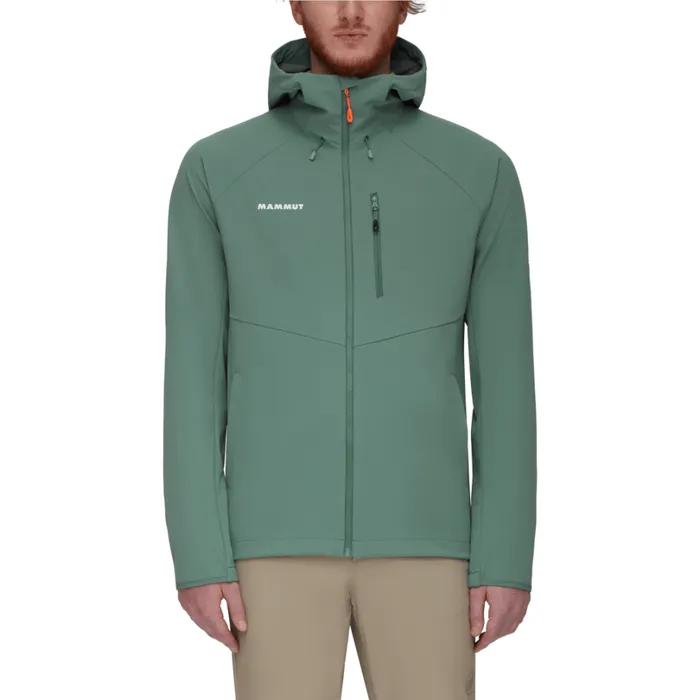 Jackets and Vests Men Mammut Ultimate Comfort SO Hooded Jacket Dark Jade Jackets and Vests Men Mammut Ultimate Comfort SO Hooded Jacket Dark Jade