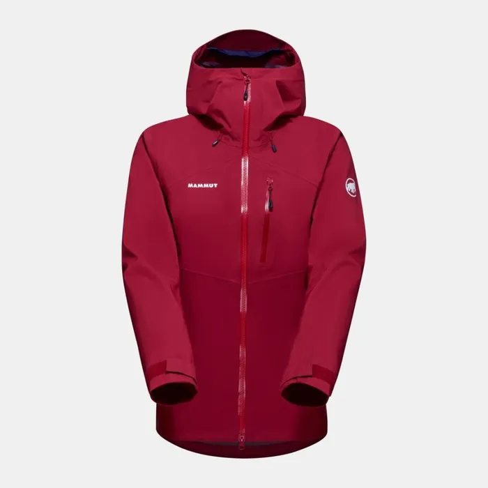 Jackets and Vests Women Mammut Alto Guide HS Hooded Jacket Blood Red