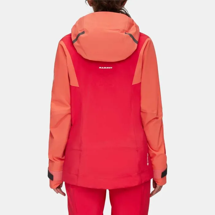 Jackets and Vests Women Mammut Nordwand Pro HS Hooded Jacket Azaleabarberry Jackets and Vests Women Mammut Nordwand Pro HS Hooded Jacket Azaleabarberry